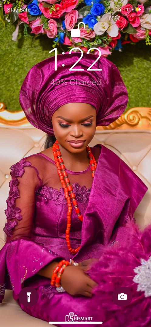 Titilope in traditional attire